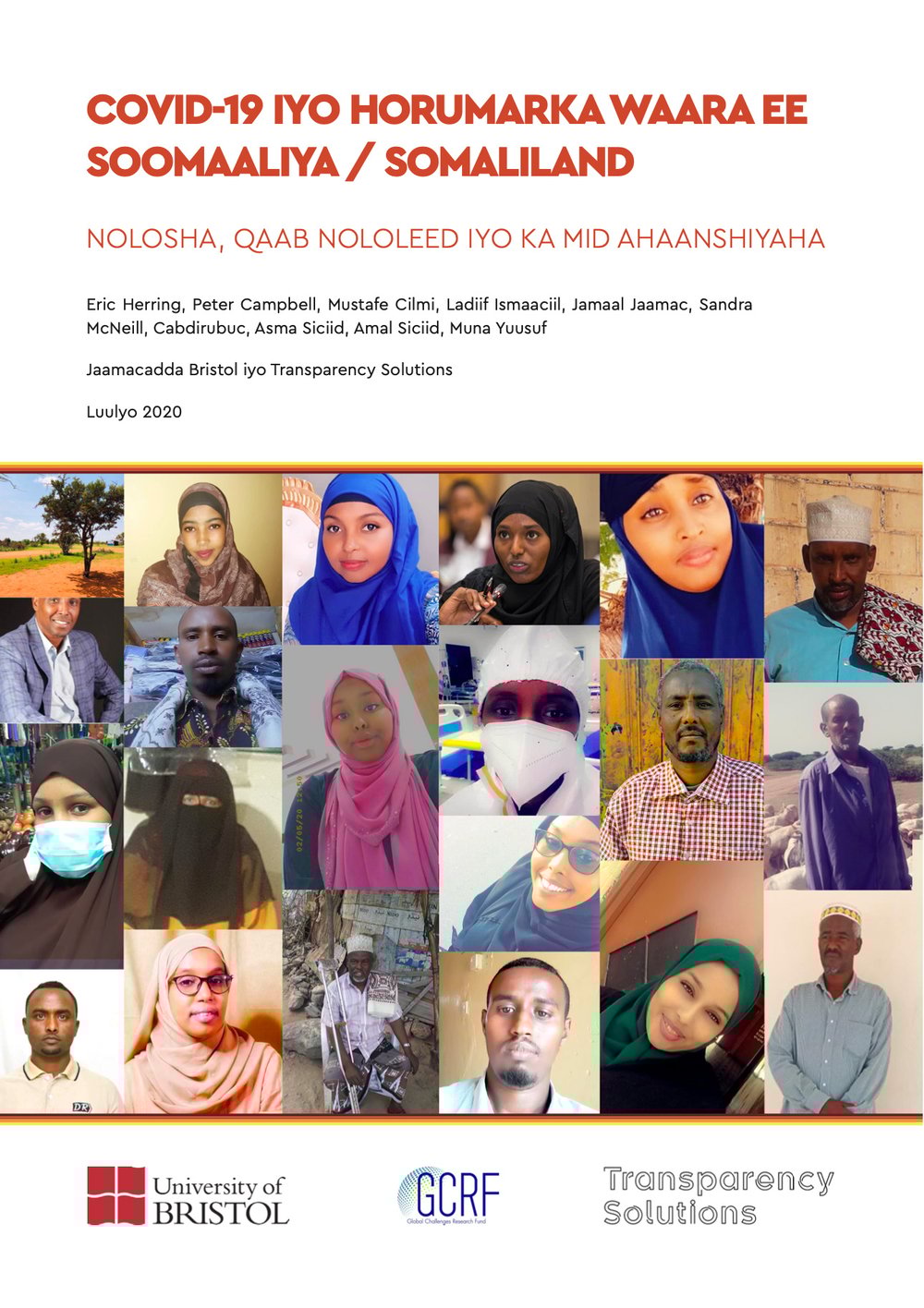  COVID-19 iyo Horumarka Waara ee Soomaaliya/Somaliland: Nolosha, Qaab-nololeed, iyo Ka-mid-ahaanshiyaha